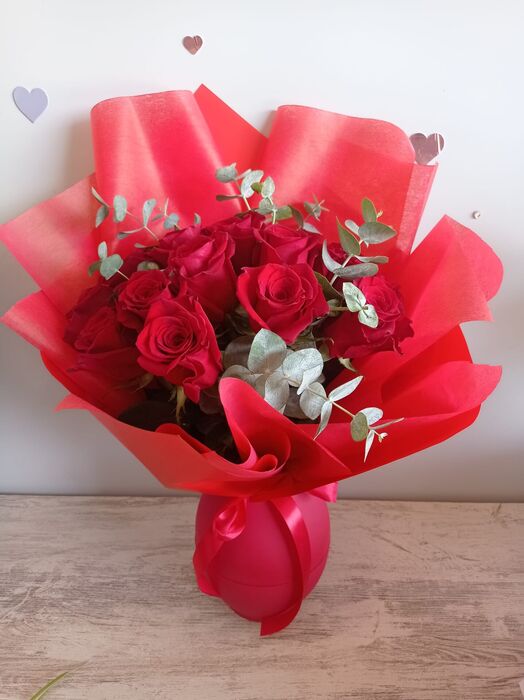 Bouquet rosas São Valentim