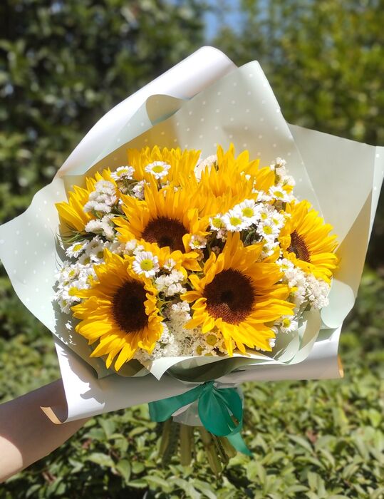bouquet de girassóis