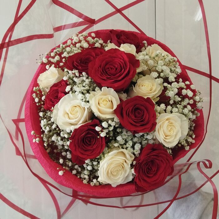 Bouquet de rosas clássico
