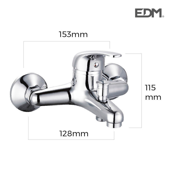 TORNEIRA MONOCOMANDO ENCASTRAR DUCHE