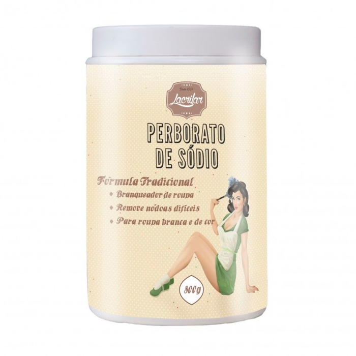PERBORATO SÓDIO FRASCO 800GRS
