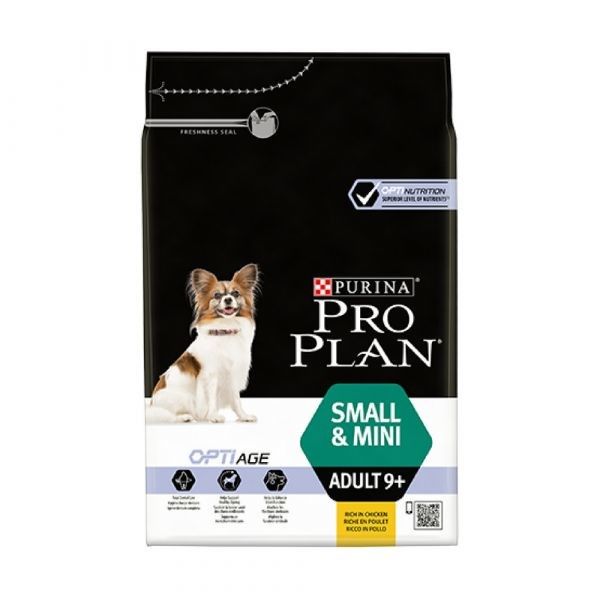 PROPLAN ADULT 9+ SMALL & MINI FRANGO 3kg