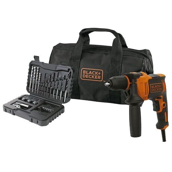 BLACK+DECKER BERBEQUIM PERCUTOR 710W + 32 ACESSORIES