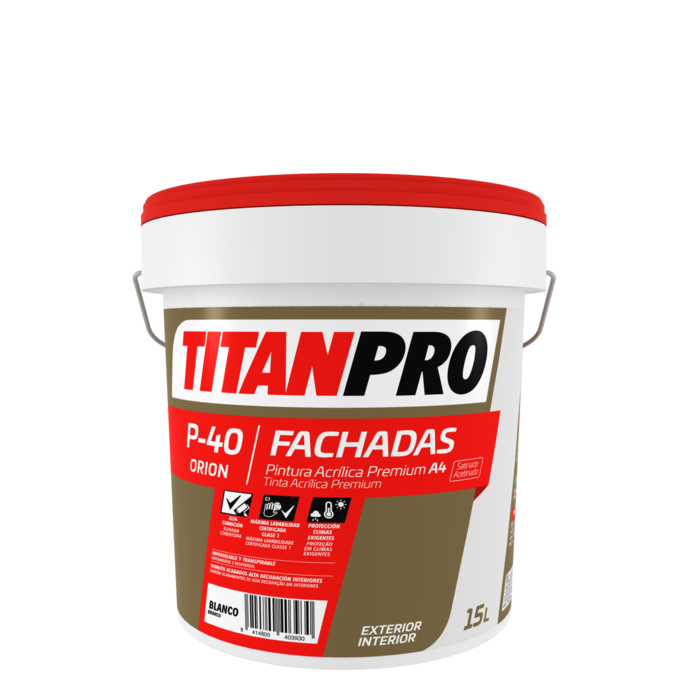 TINTA ACRILICA PREMIUM BRANCO MATE P-40