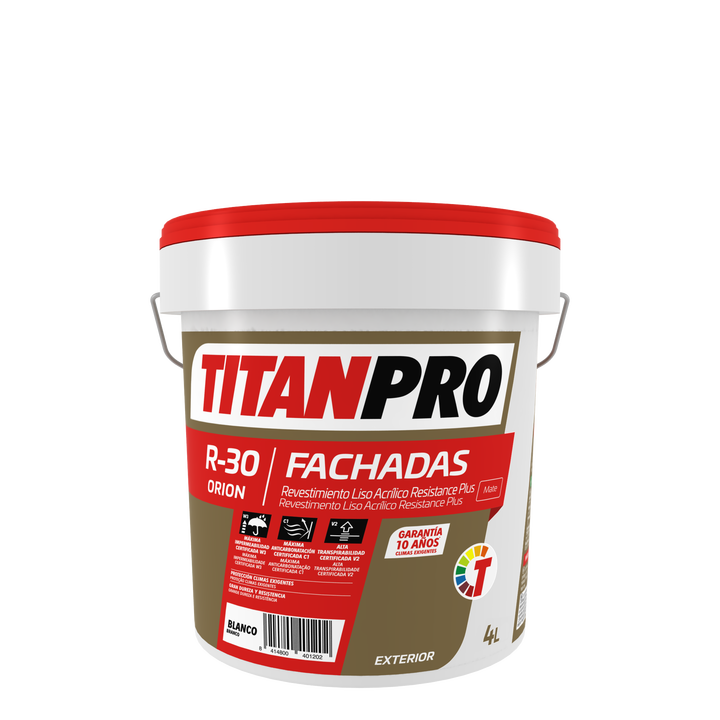 TINTA ACRILICA RESISTANCE PLUS BRANCO MATE R-30 