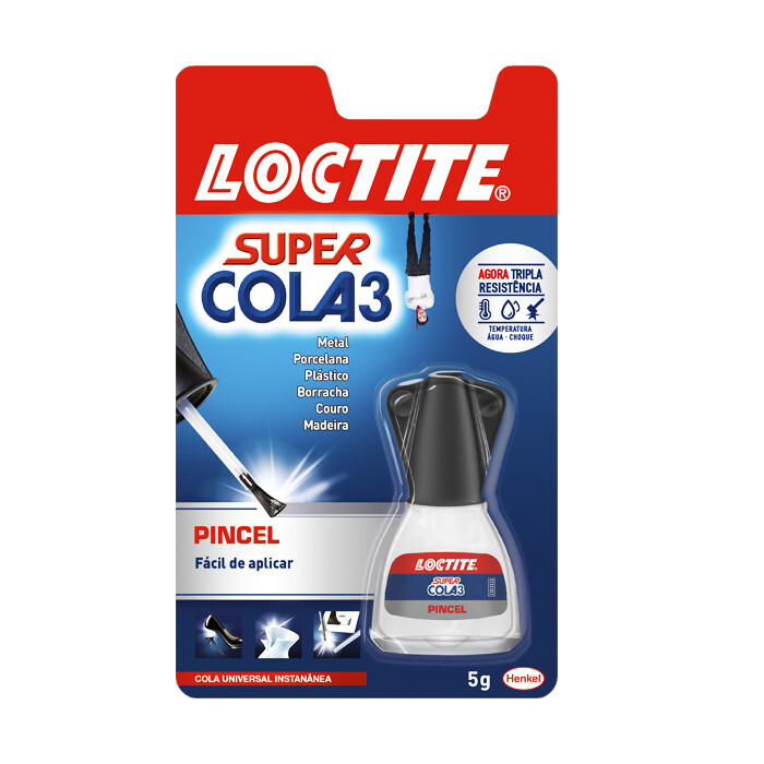 Super Cola 3 Loctite Pincel 5GR