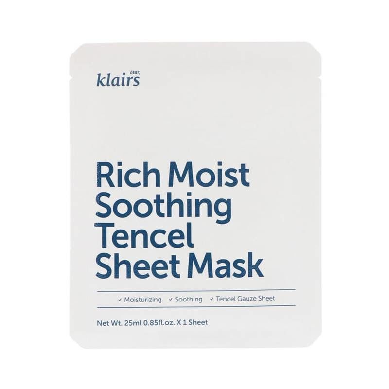 Klairs Rich Moist Soothing Tencel Sheet Máscara