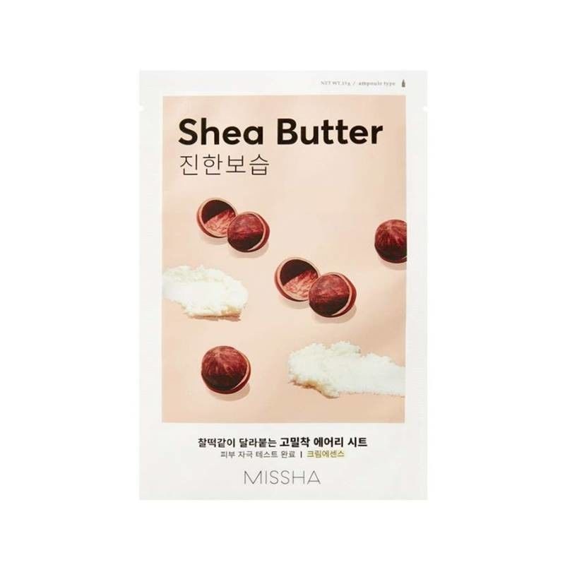Missha Airy Fit Sheet Máscara (Shea Butter)