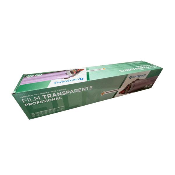 PELICULA ADERENTE C/CAIXA DE CORTE 45cm x 300m