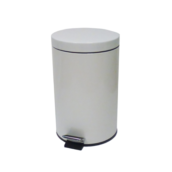 BALDE 5L BRANCO JVD C/PEDAL