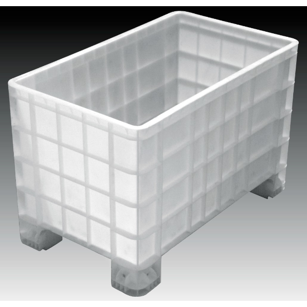 CARRO LAVANDARIA 100x60x65 BRANCO C/RODA TRAV.