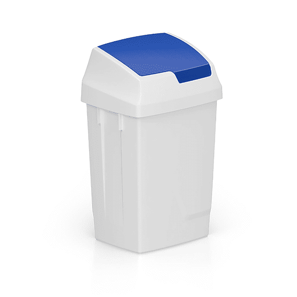 CONTENTOR 50L C/TAMPA VAI VEM AZUL