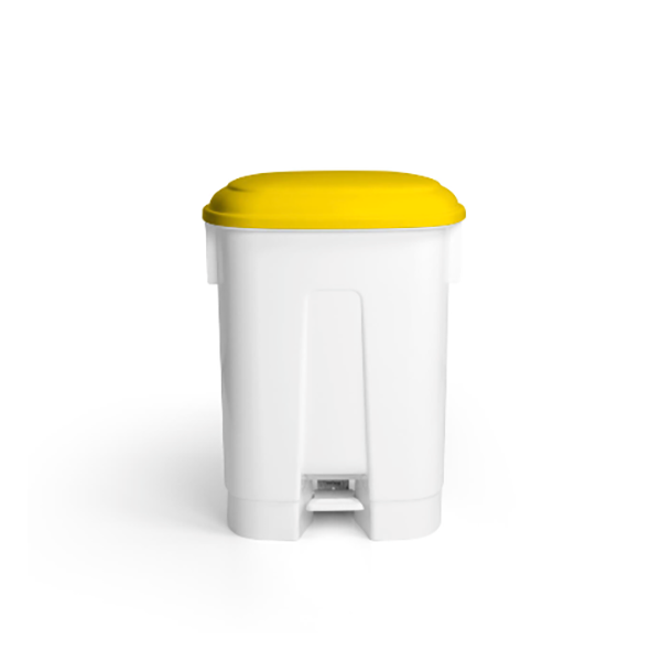 CONTENTOR 60L DERBY AMARELO C/PEDAL