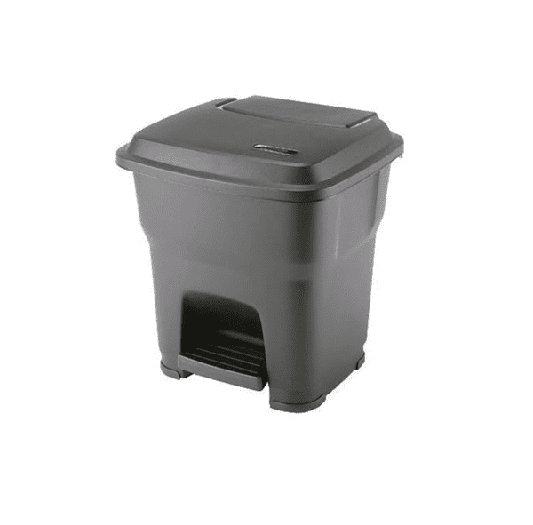 CONTENTOR 35L HERA PRETO C/PEDAL VILEDA