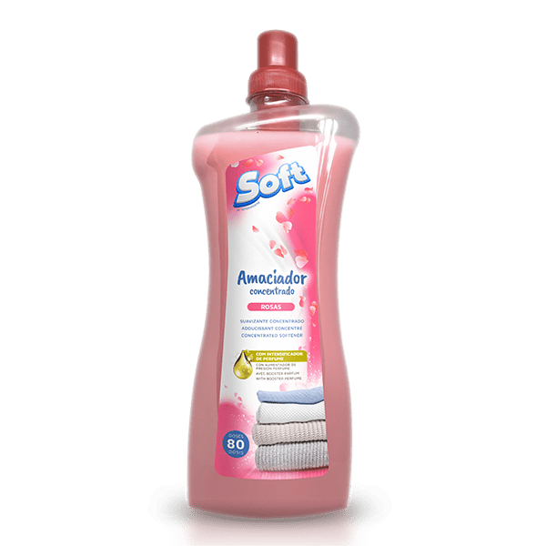 GL SOFT ROSAS (1.5L - 80 Doses) - Amaciador Concentrado