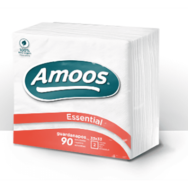 GUARDANAPO 33x33 2F AMOOS ESSENTIAL (30p x 90f)