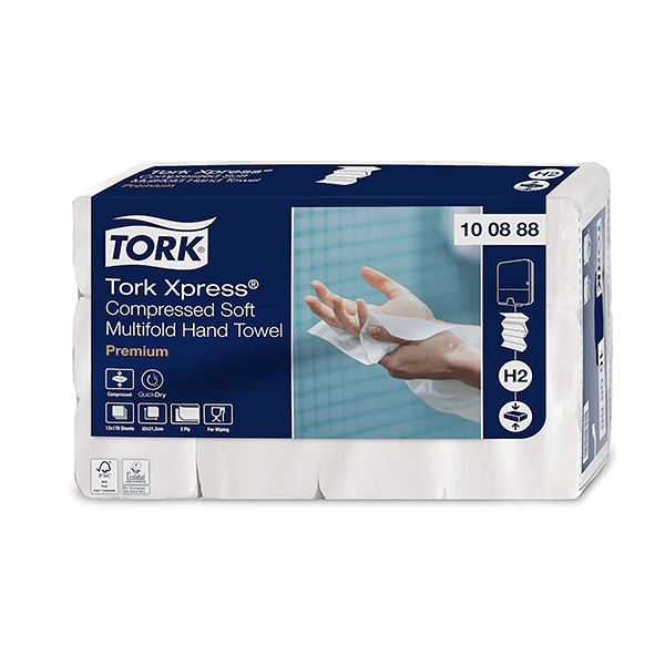 TOALHAS DE MAO TORK 2F EXTRA SUAVE 100889 24x21,2 H2 (2700F)