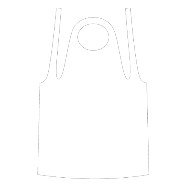 AVENTAL DESCARTAVEL BRANCO 80x125 (100Un)