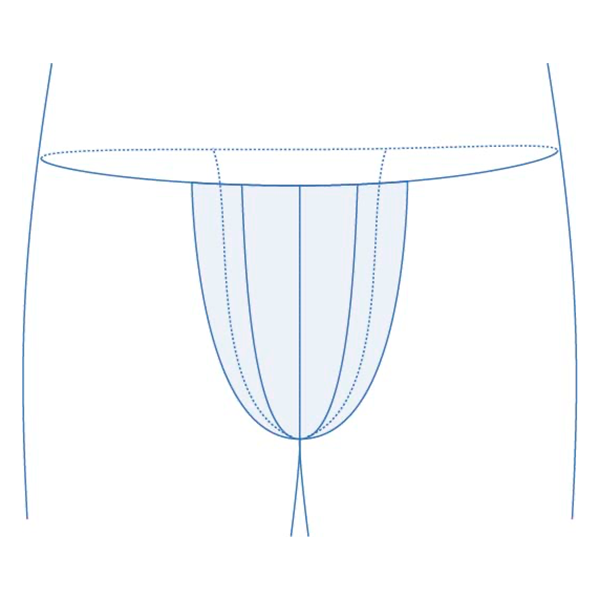 TANGA HOMEM EM PP AZUL (100Un)