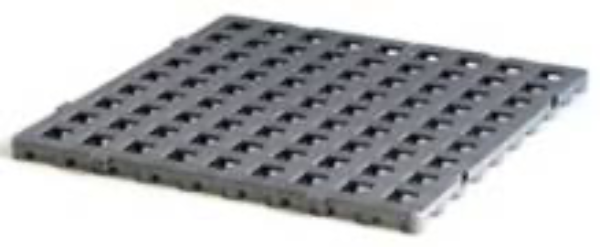 ESTRADO QUADRADO BAIXO 500x500x24mm CINZA