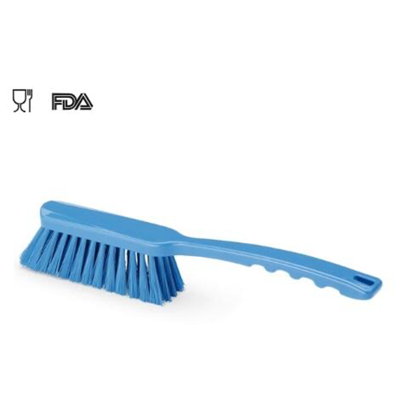 ESCOVA RECTANGULAR MEDIA AZUL C/CABO