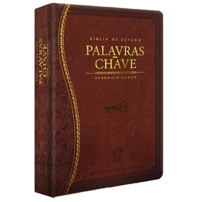 Bíblia de Estudo | Palavras-Chave | ARC | Castanho