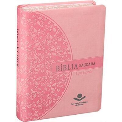 Bíblia Sagrada | ARA | Letra Grande | Rosa