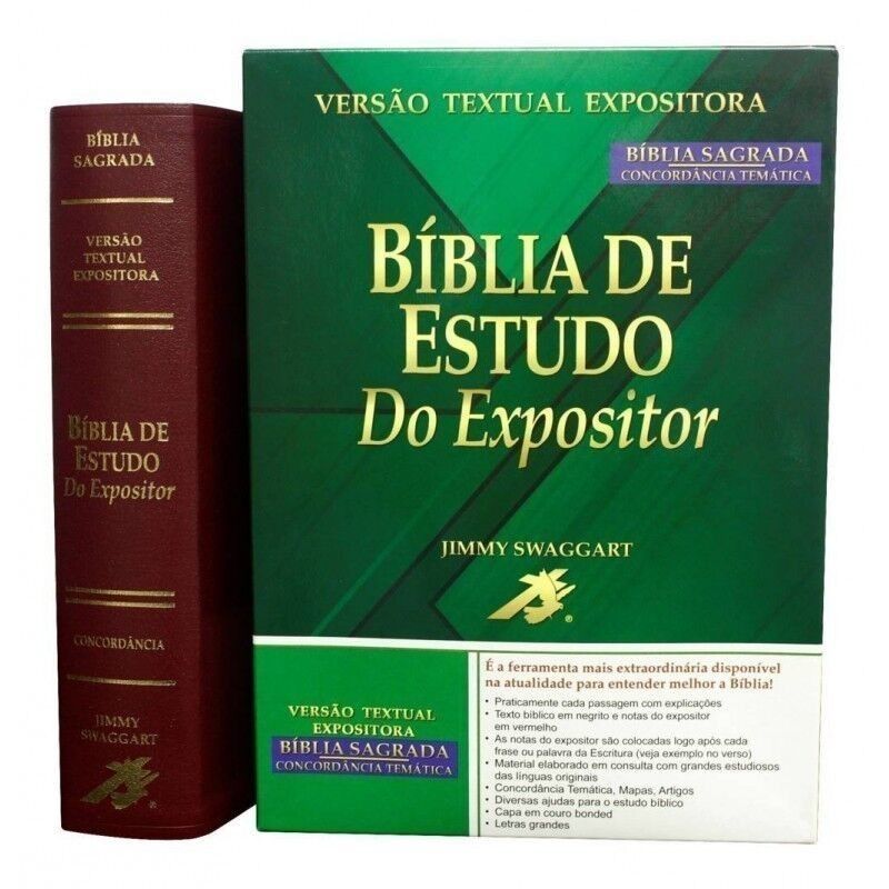 Bíblia de Estudo | Do Expositor | NVTE | Bordeaux