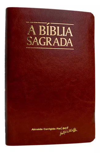 Bíblia Sagrada | ACF | Letra Gigante | Luxo Caramelo