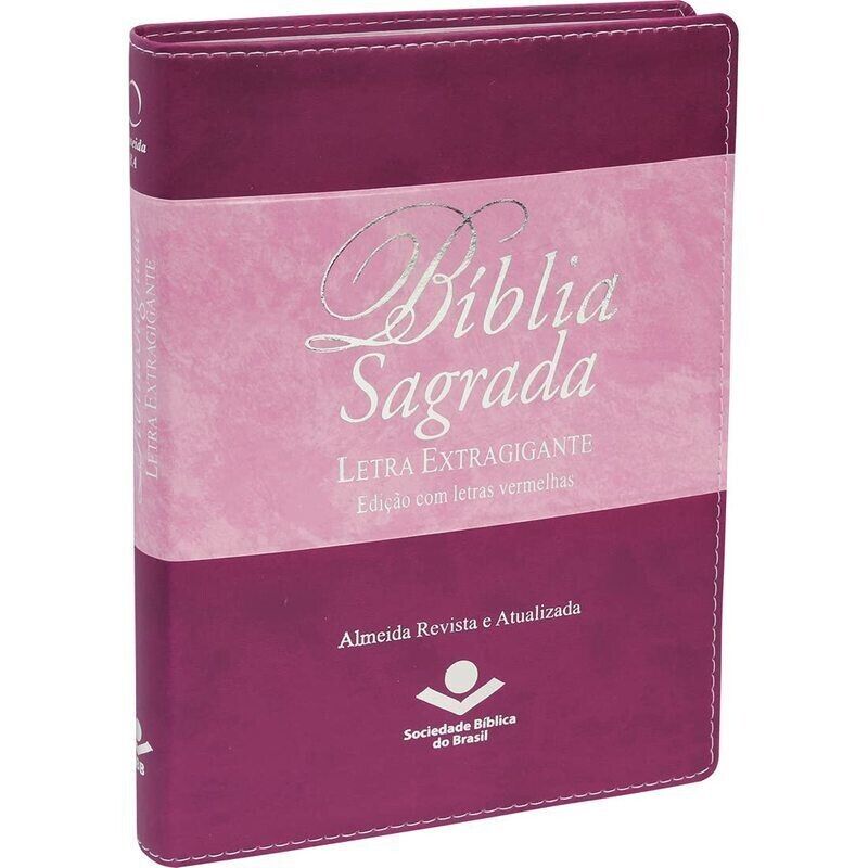 Bíblia Sagrada | ARA | Letra Extra Gigante | Rosa