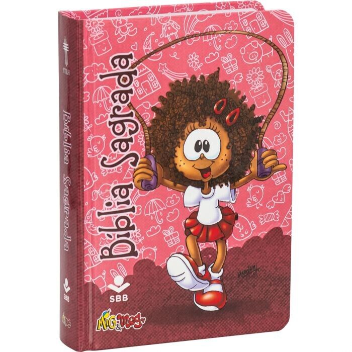 Bíblia Infantil | Mig & Meg | NTLH | Rosa