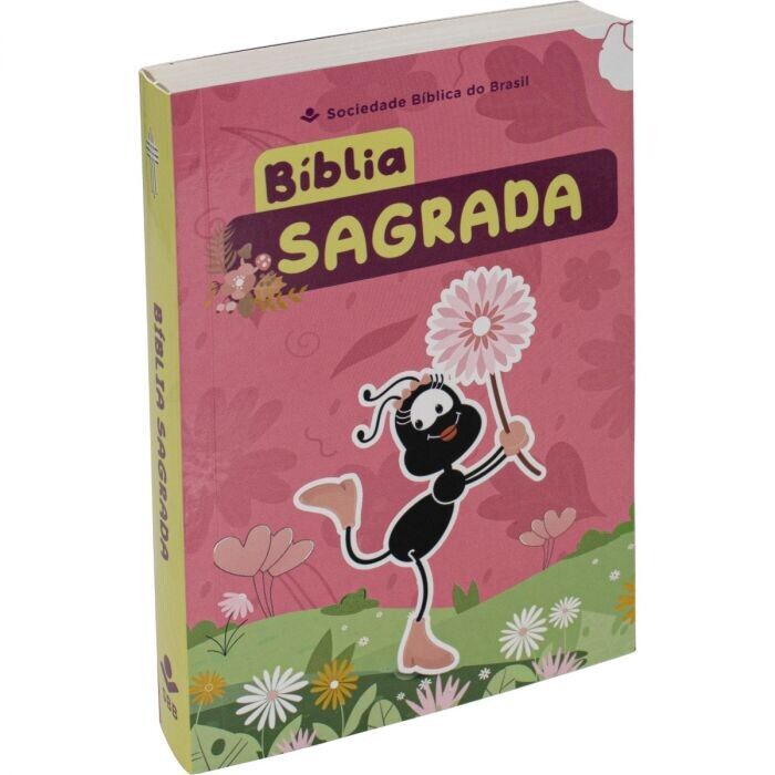 Bíblia Infantil | Smilinguido | NTLH | Rosa