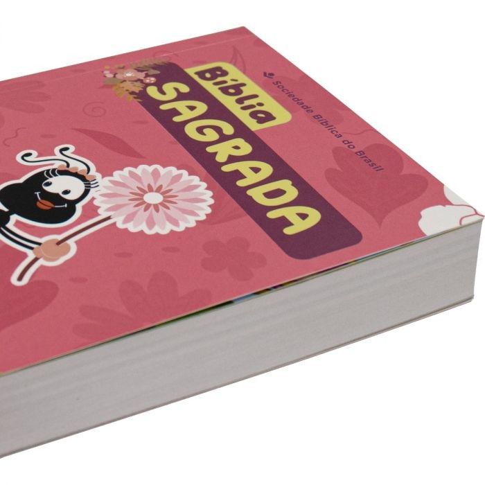 Bíblia Infantil | Smilinguido | NTLH | Rosa