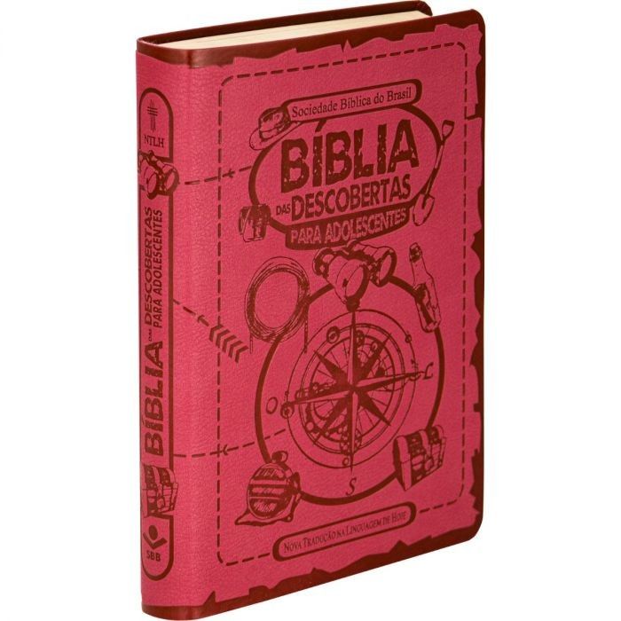 Bíblia Juvenil | Descobertas | Adolescentes | NTLH | Rosa