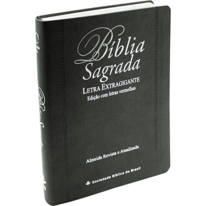 Bíblia Sagrada | ARA | Letra Extra Gigante | Cinza