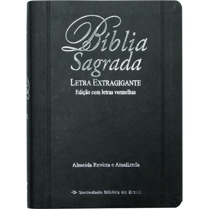 Bíblia Sagrada | ARA | Letra Extra Gigante | Cinza
