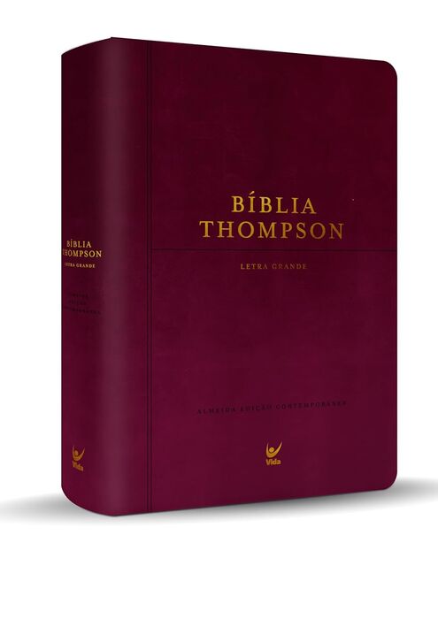 Bíblia de Estudo | Thompson | AEC | Letra Grande | Vinho