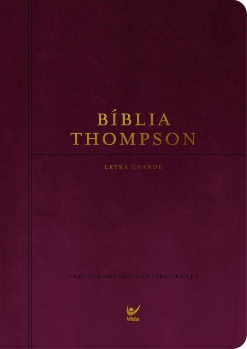 Bíblia de Estudo | Thompson | AEC | Letra Grande | Vinho