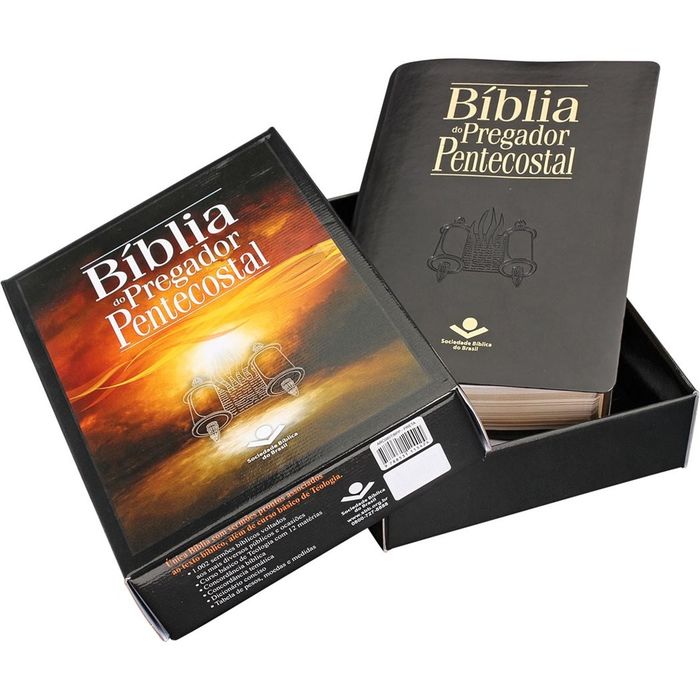 Bíblia do Pregador Pentecostal | ARC | Preto Nobre