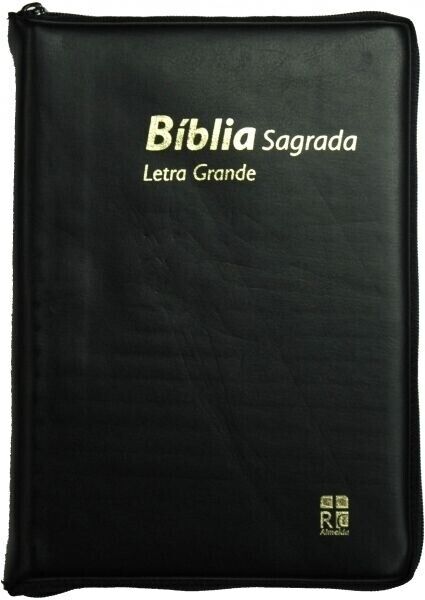 Bíblia Sagrada | ARC | Letra Grande | C/Fecho | Preto