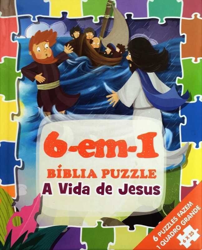 Bíblia Puzzle | A Vida de Jesus | (6 em 1)