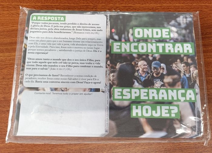 Folhetos - Onde Encontrar Esperança Hoje? (100 Uni.)