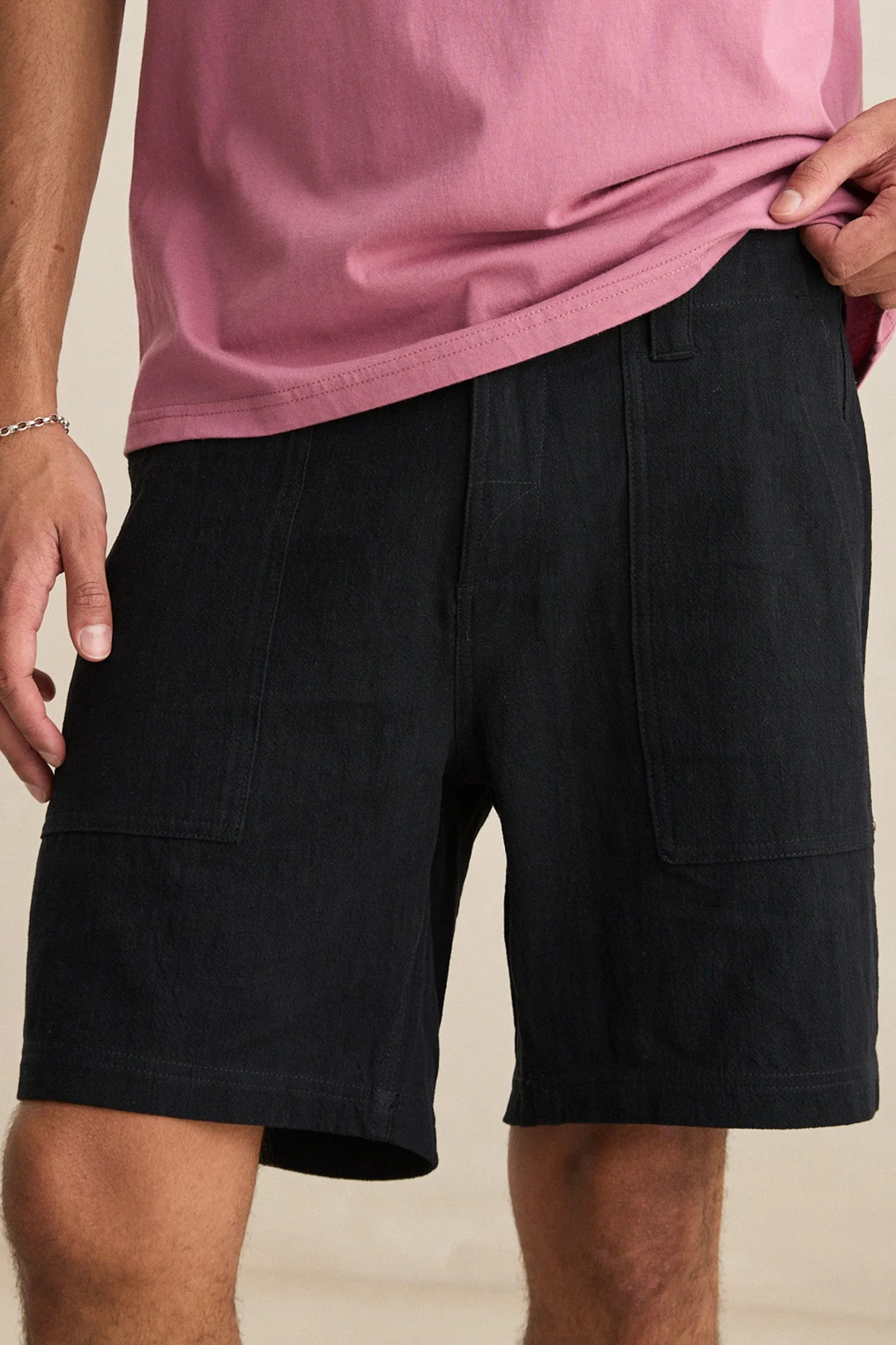 BERMUDA RHYTHM (M) WORN PATH TEXTURED LINEN
