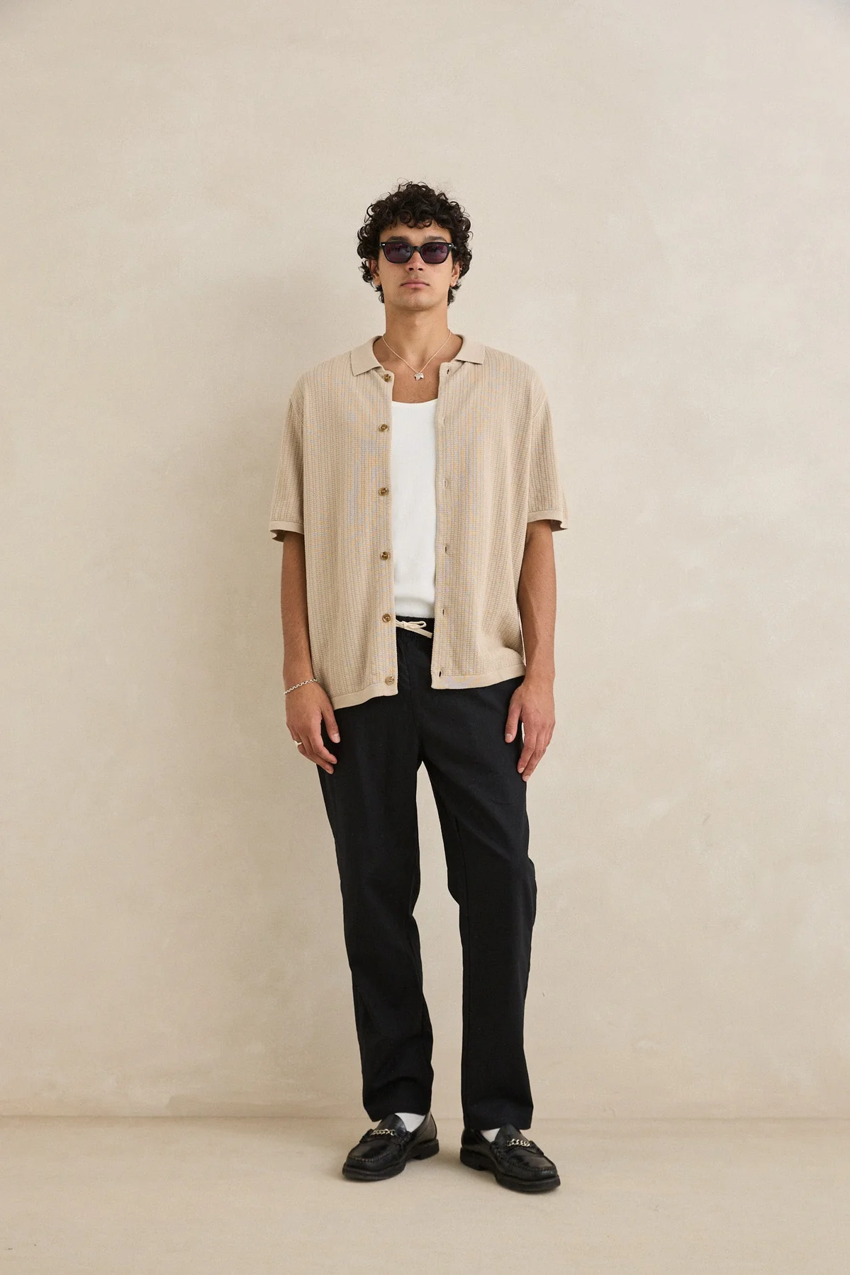 CAMISA RHYTHM (M) TEXTURED KNIT