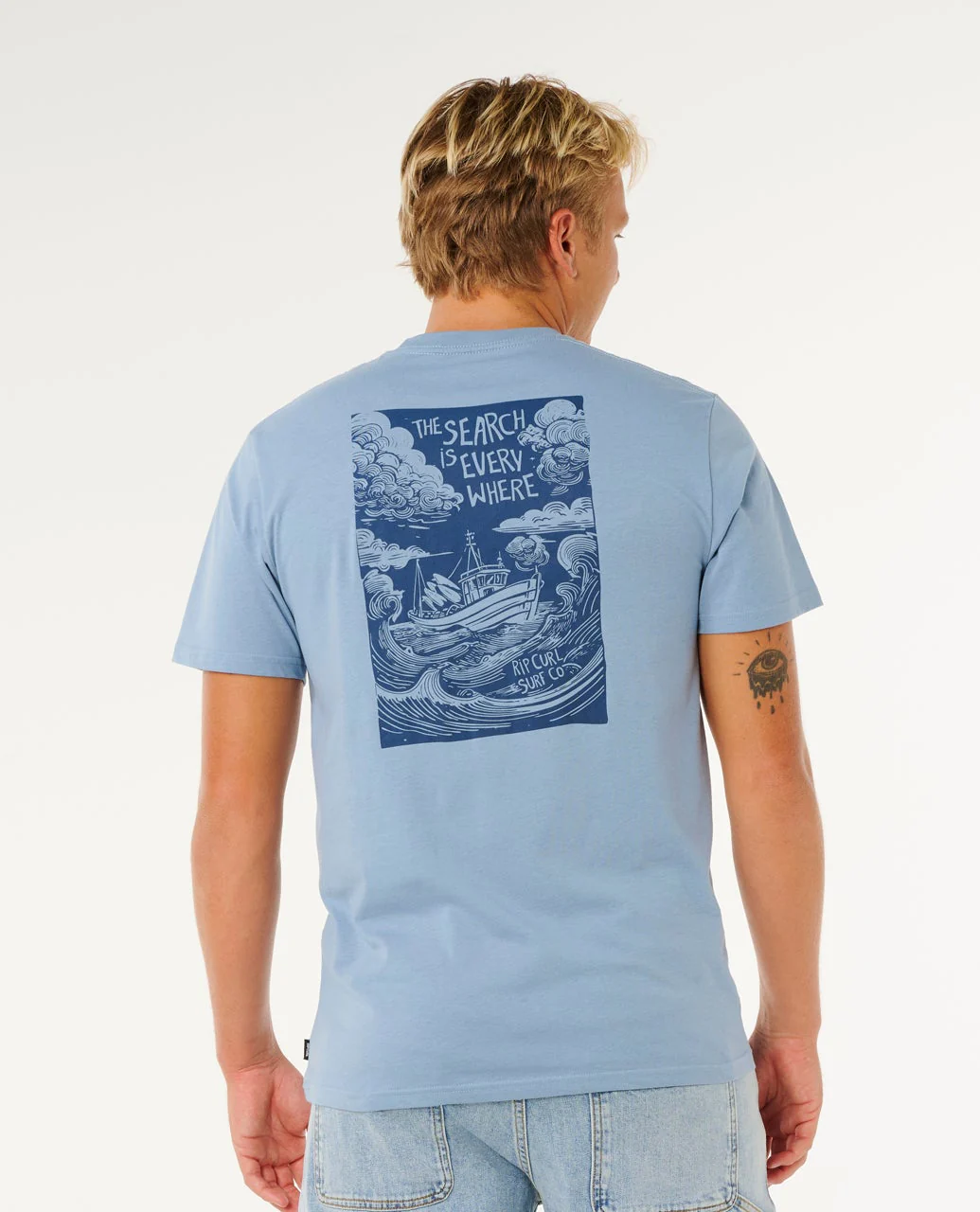 T-SHIRT RIP CURL (M) KEEP ON TRUCKING