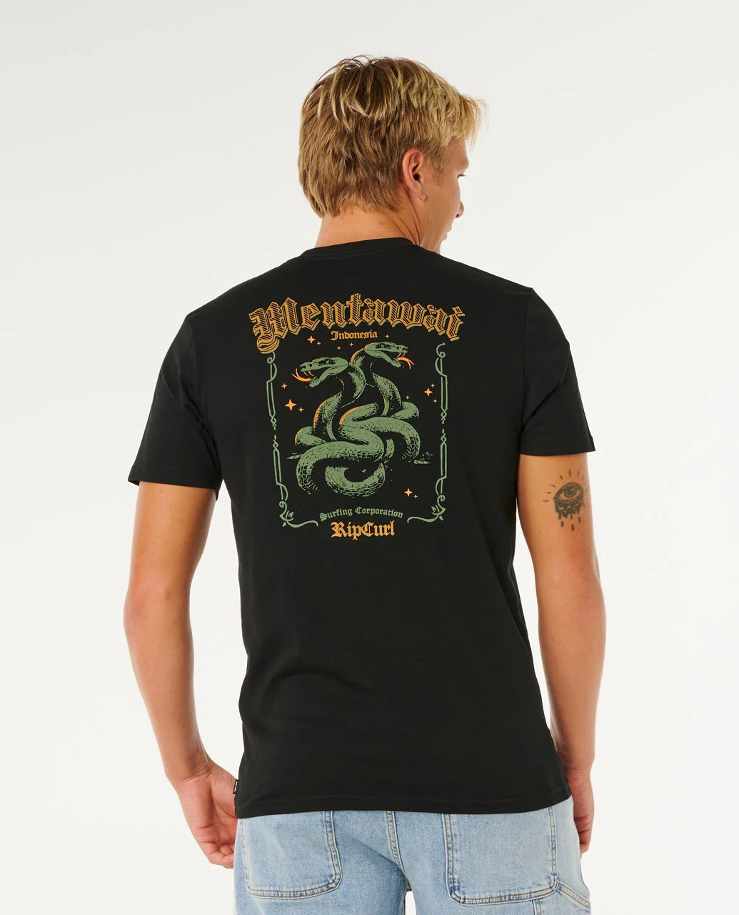 T-SHIRT RIP CURL (M) DESTI ANIMALS