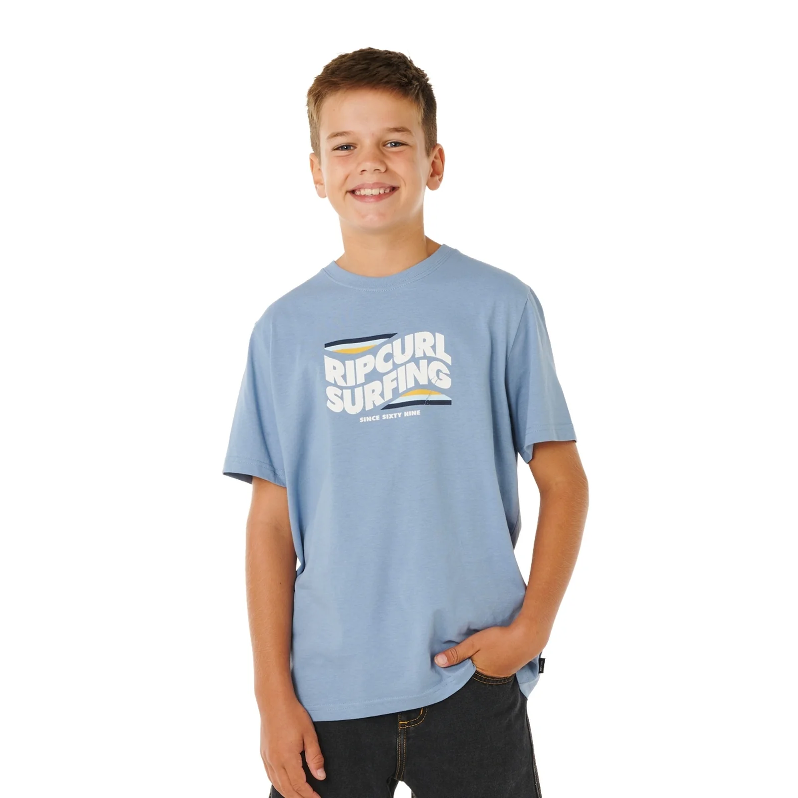 T-SHIRT RIP CURL (B) BIG LOGO