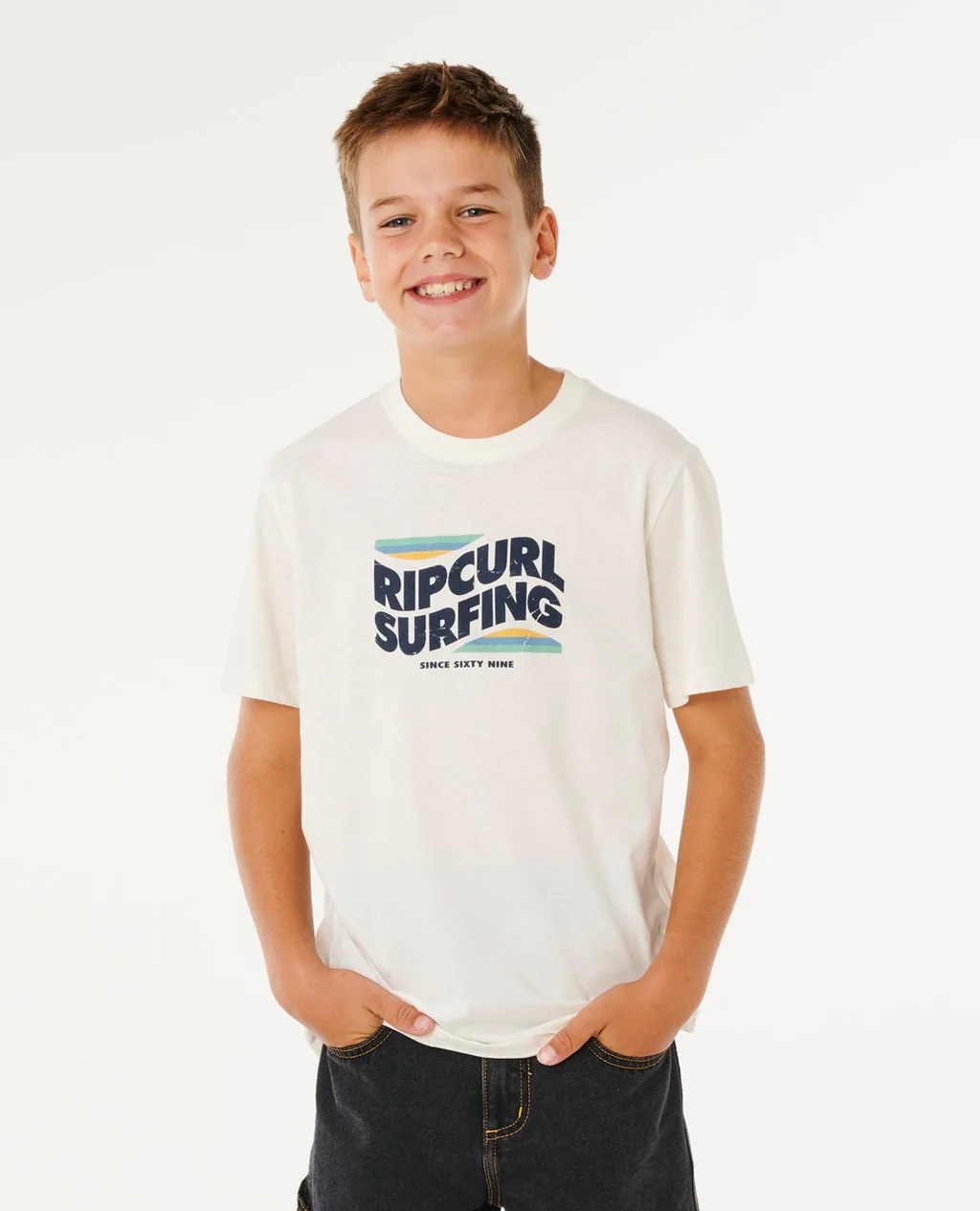 T-SHIRT RIP CURL (B) BIG LOGO