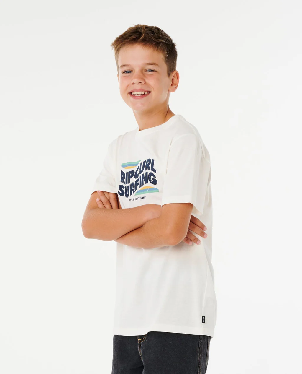 T-SHIRT RIP CURL (B) BIG LOGO