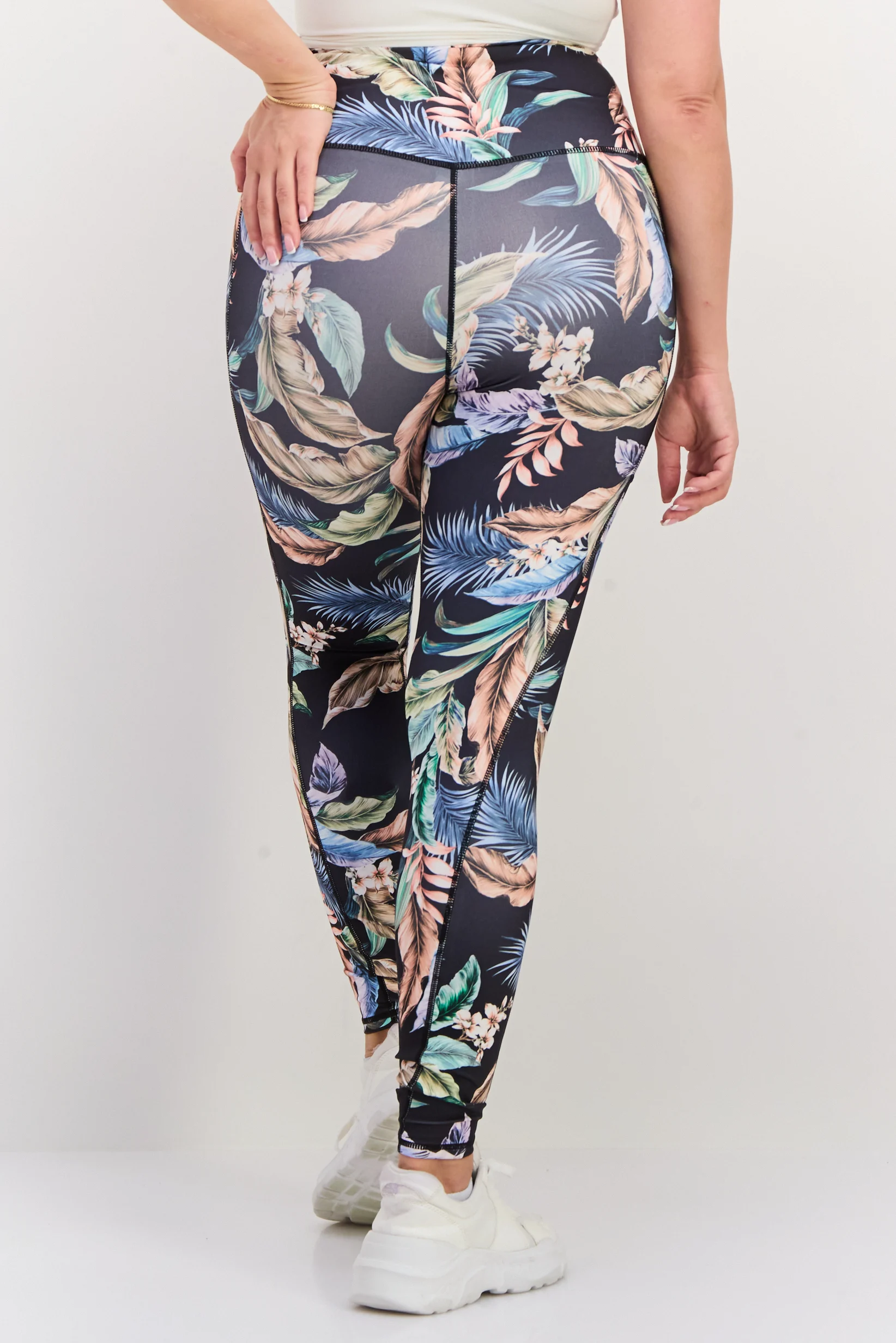 LEGGING HURLEY (W) WISPY LEAVES SIDE POCKET